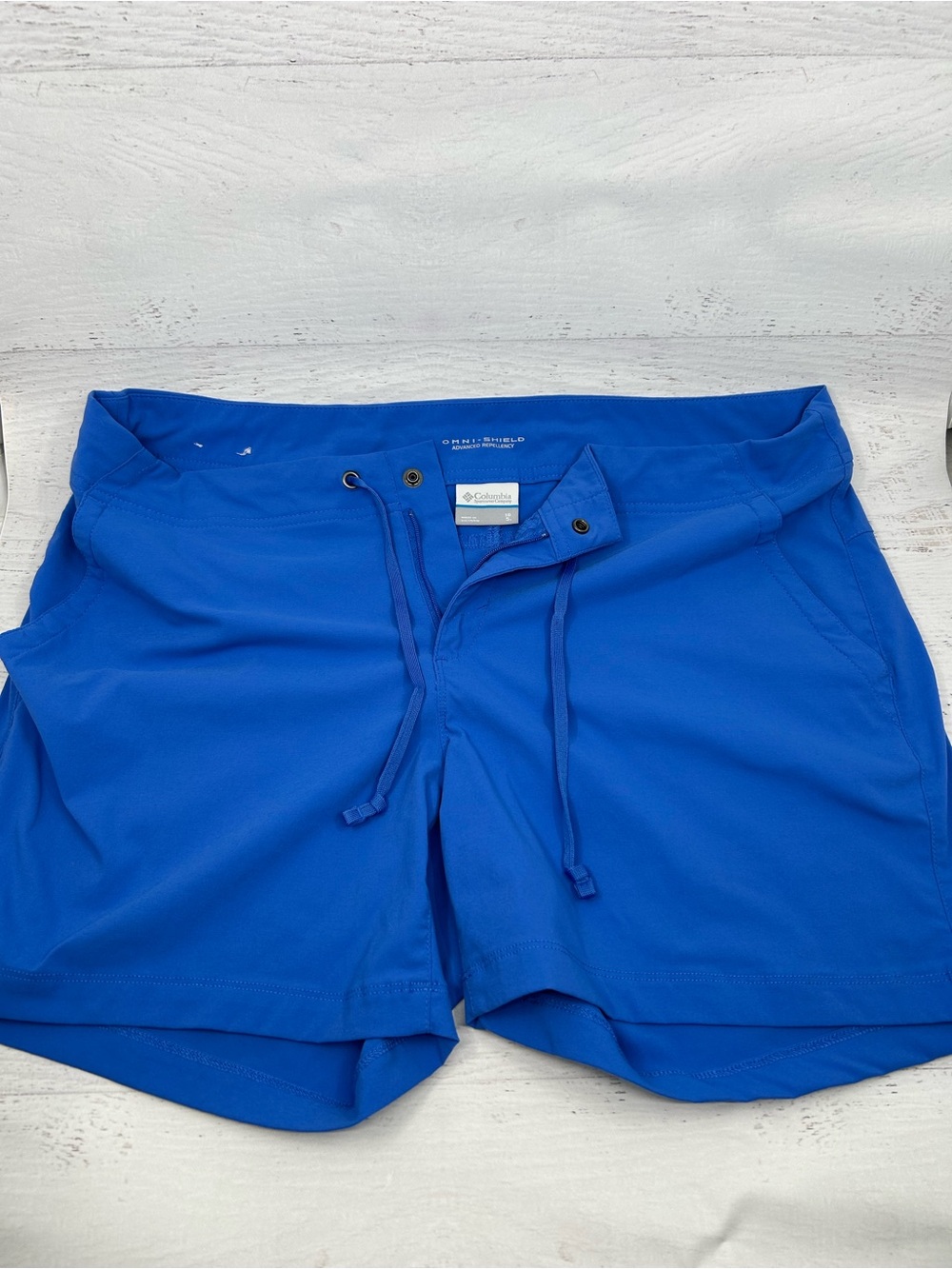 NWOT Columbia Omni-Shade™ UPF 50 Anytime Outdoor 5” Zip Short w Pockets US 16 - Picture 2 of 16